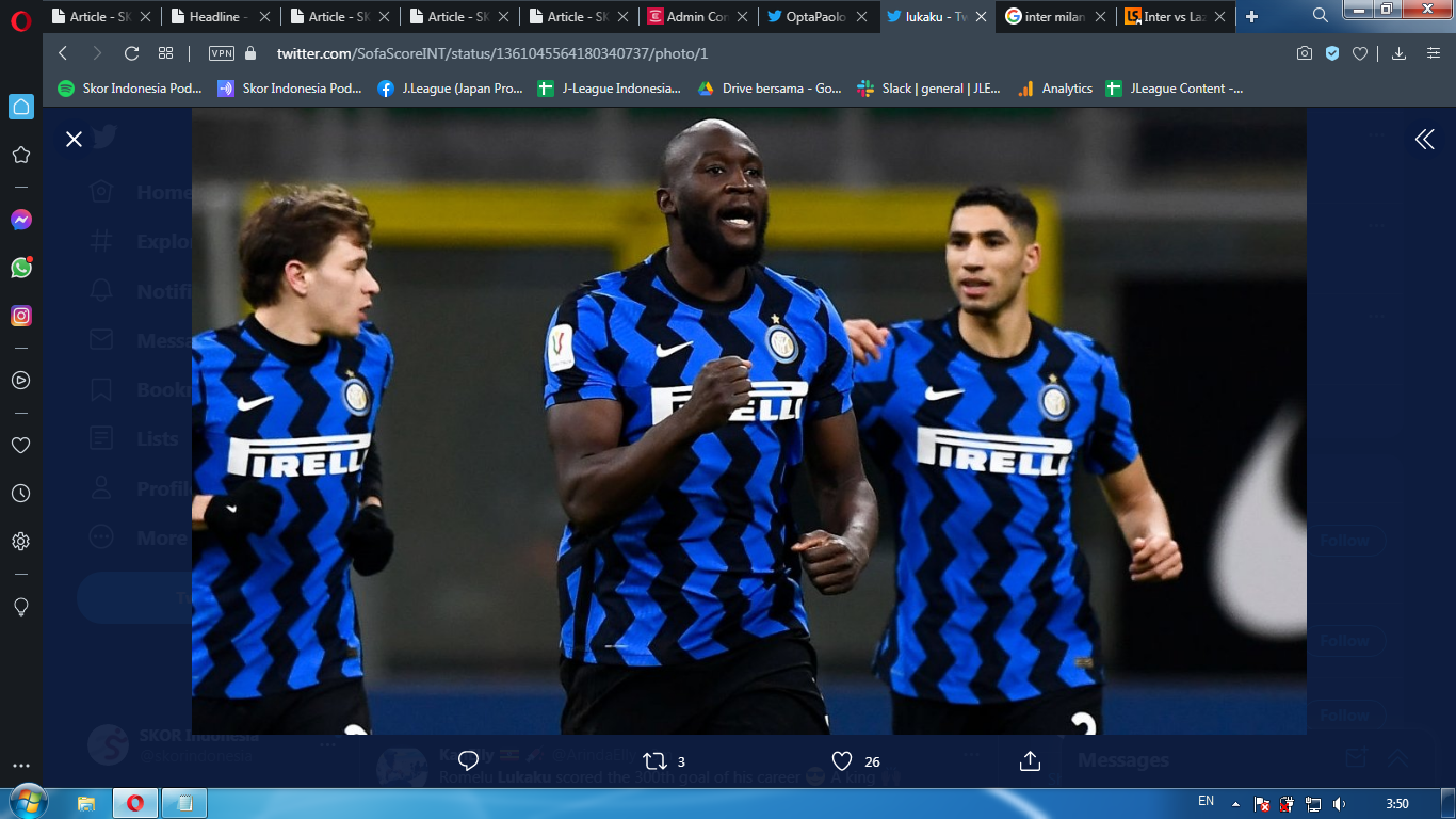 Hasil Lengkap dan Klasemen Liga Italia: Inter Milan Kuasai Puncak