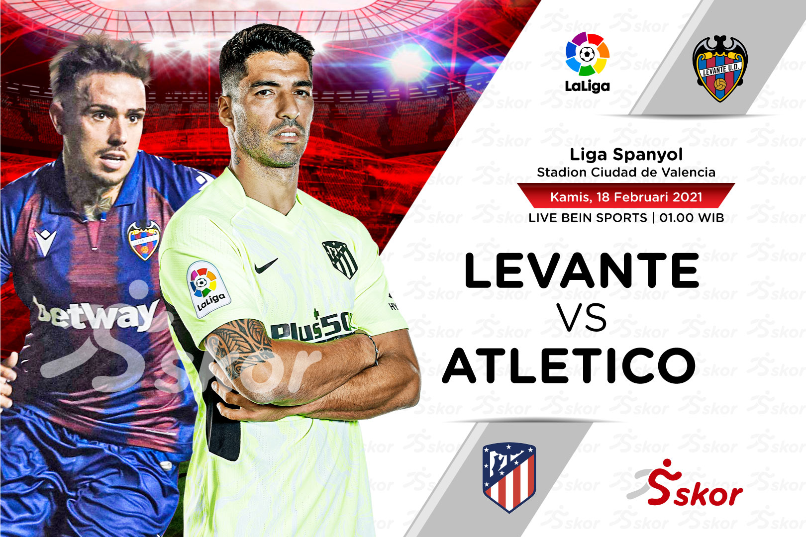Prediksi Levante vs Atletico: Peluang Los Rojiblancos Menambah Jarak
