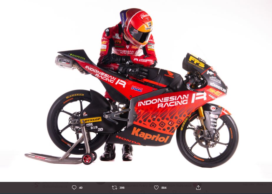 Rider Team Indonesian Racing Gresini Berambisi Raih Hasil Maksimal di Moto3 Qatar 2021