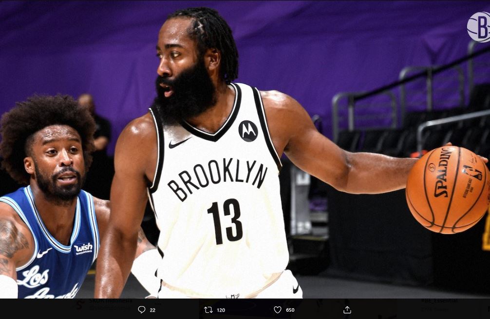 Hasil NBA: Menang Tipis, Brooklyn Nets Cetak Sejarah