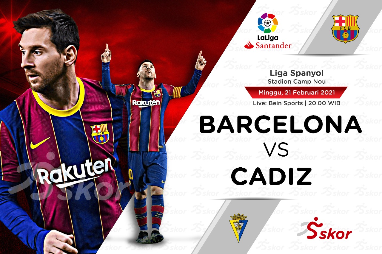 Link Live Streaming Liga Spanyol: Barcelona vs Cadiz
