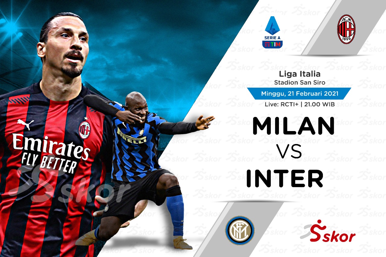 Link Live Streaming AC Milan vs Inter Milan di Liga Italia