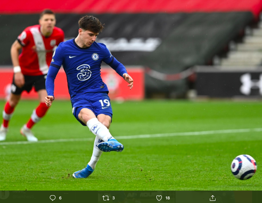 Hasil Liga Inggris Southampton vs Chelsea: Mason Mount Cetak Gol, The Blues Imbang 1-1