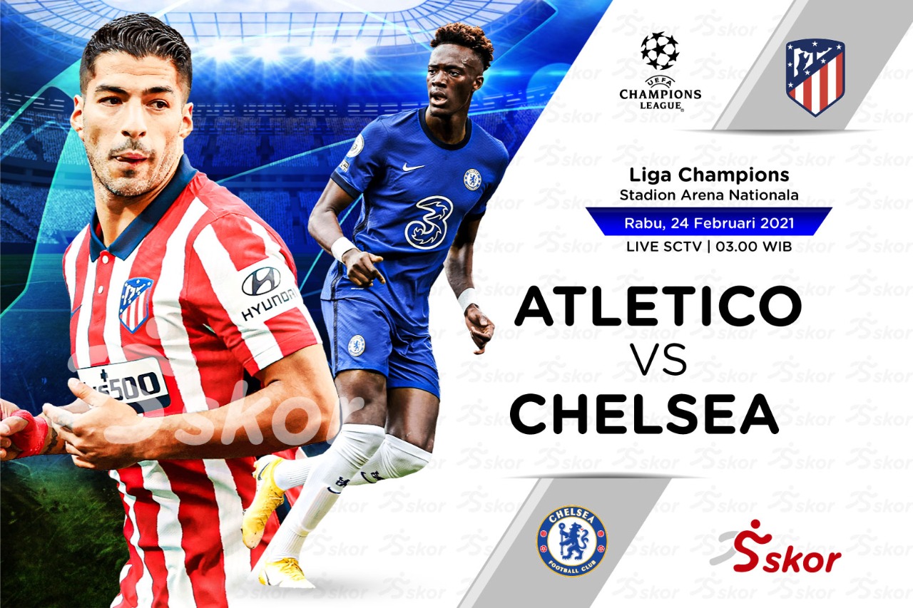 Link Live Streaming Liga Champions: Atletico Madrid vs Chelsea