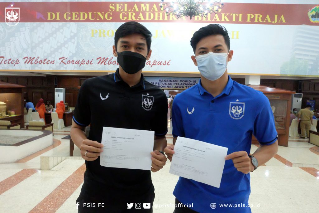 Ini Kata Dua Pemain PSIS Semarang Usai Divaksin Covid-19