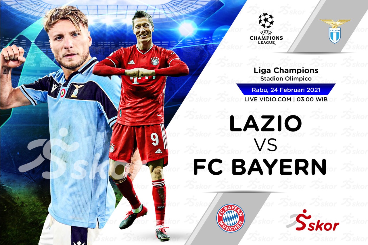 Link Live Streaming Liga Champions: Lazio vs Bayern Munchen