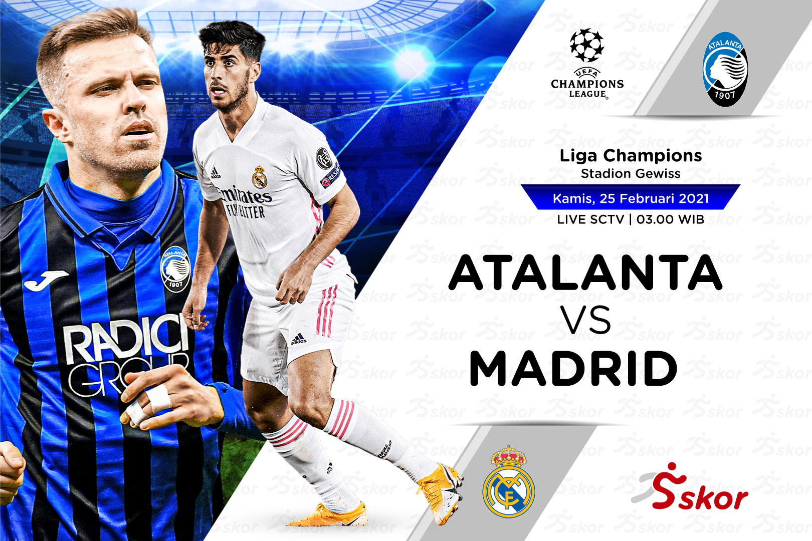 Prediksi Atalanta vs Real Madrid: Monster dari Bergamo