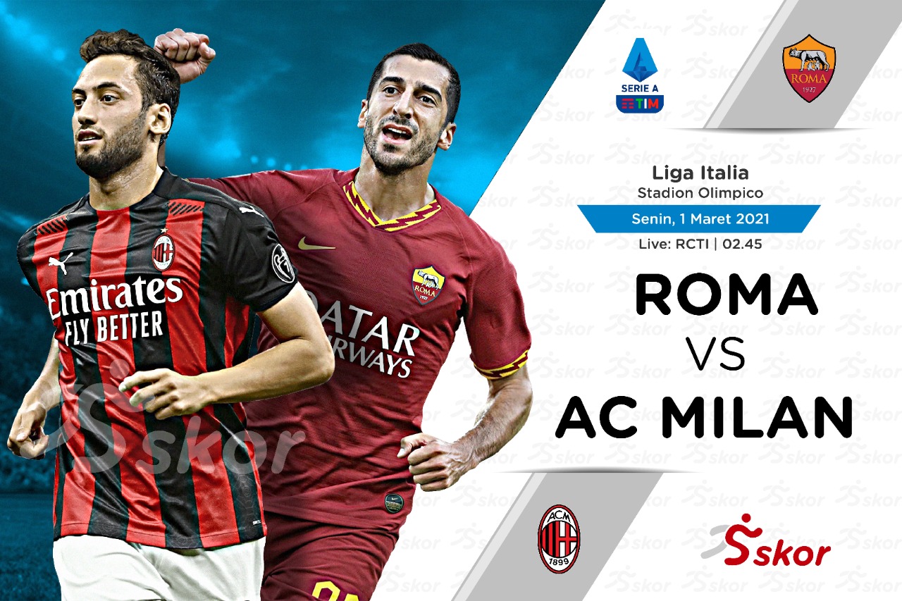 Prediksi AS Roma vs AC Milan: Giallorossi Timpang, Rossoneri Bisa Untung