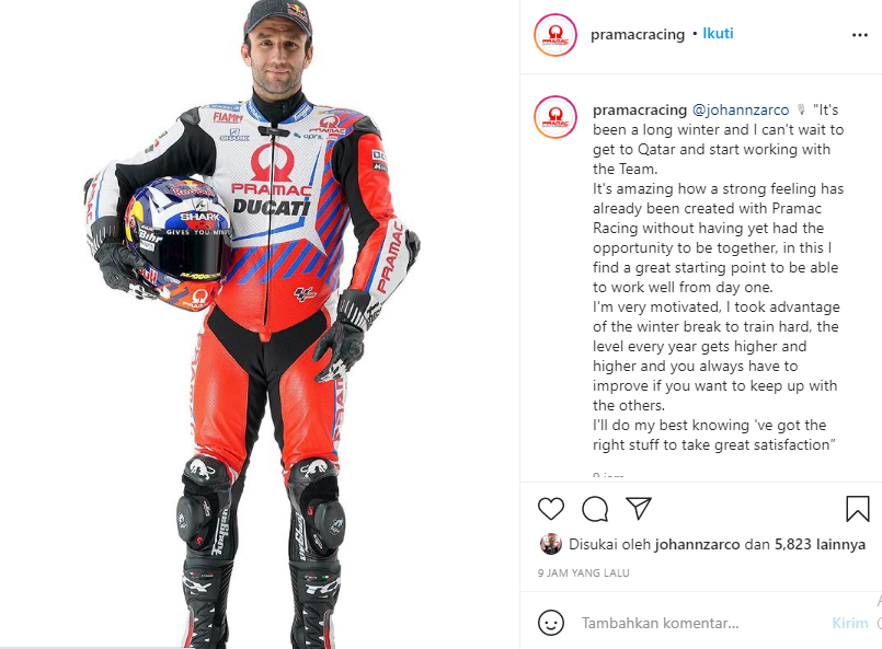 MotoGP Doha 2021: Johann Zarco Ingin Ducati Punya Banyak Solusi