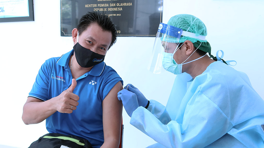 Legenda Bulu Tangkis Indonesia Terima Vaksin Covid-19: Sakit Disuntik Tidak Sesakit Waktu Kalah