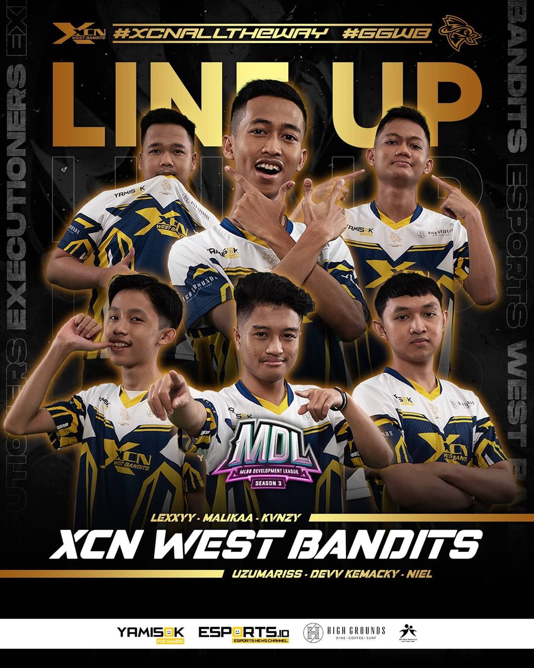 XCN West Bandits Akan Lebih Kuat Lagi di MDL Indonesia