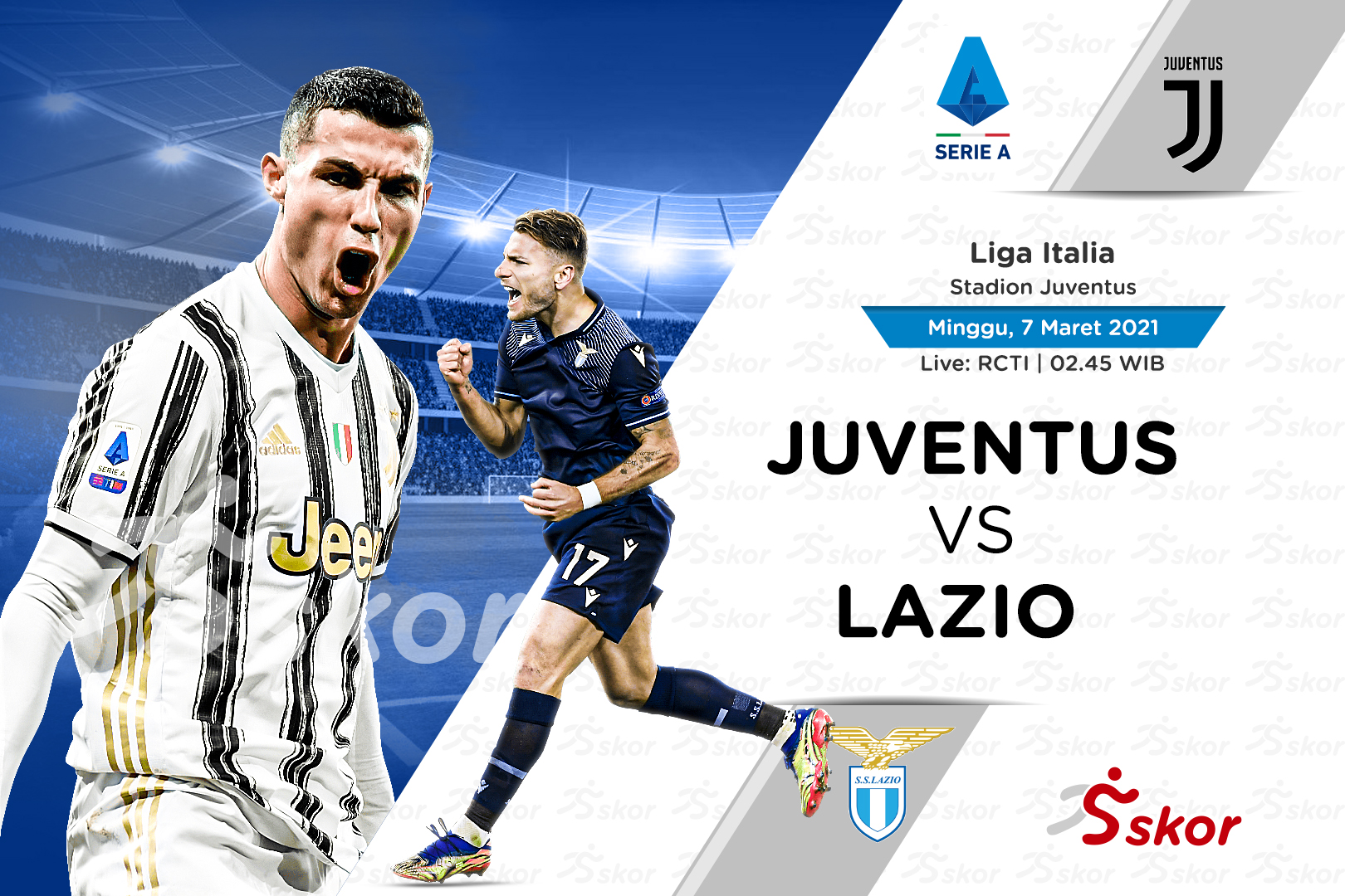 Link Live Streaming Juventus vs Lazio di Liga Italia