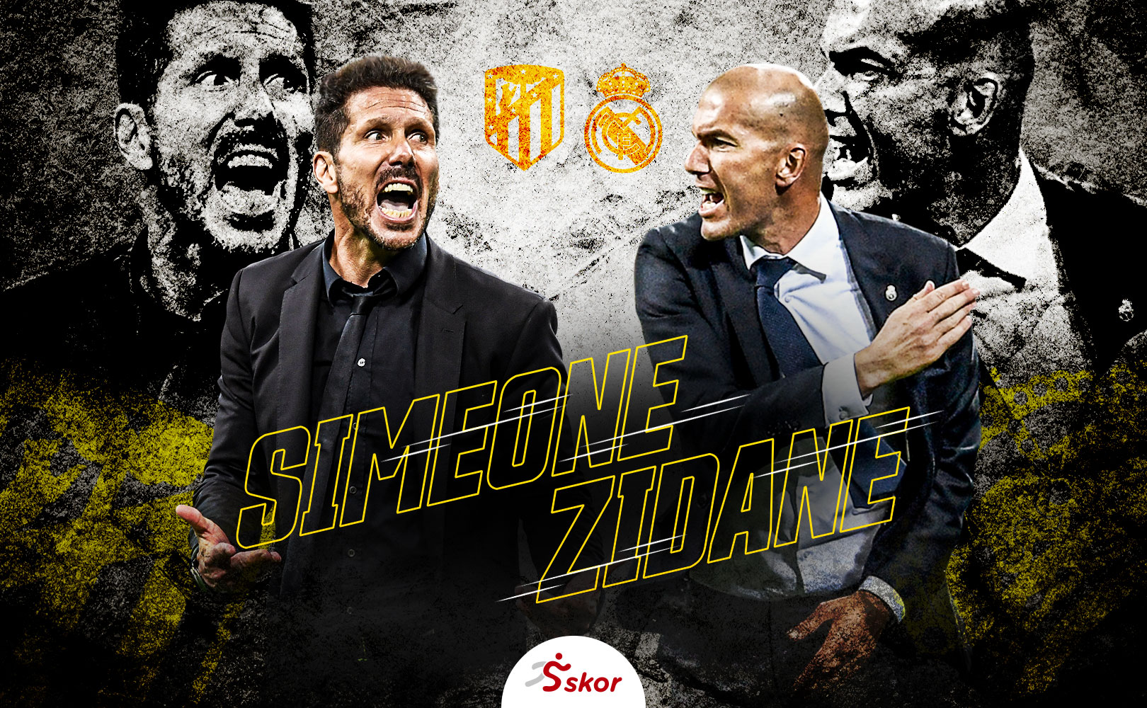 Diego Simeone vs Zinedine Zidane: Statistik Dua Pelatih Terbaik Jelang Derbi Madrid