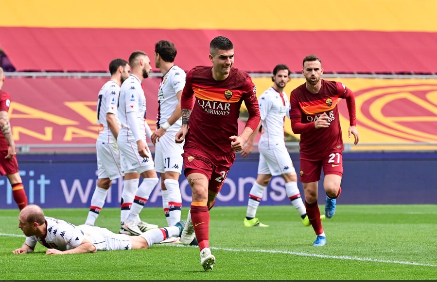Roma Tekuk Genoa 1-0, Gol Mancini Kerap Memberikan Poin bagi I Giallorossi