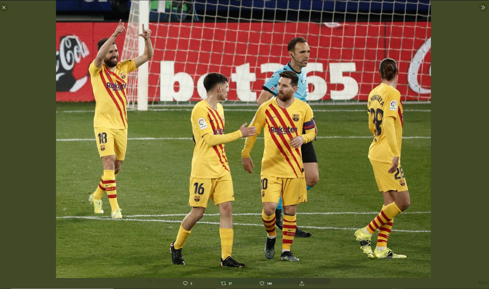 Tempel Atletico Madrid, Barcelona Tak Terkalahkan dalam 16 Laga di Liga Spanyol