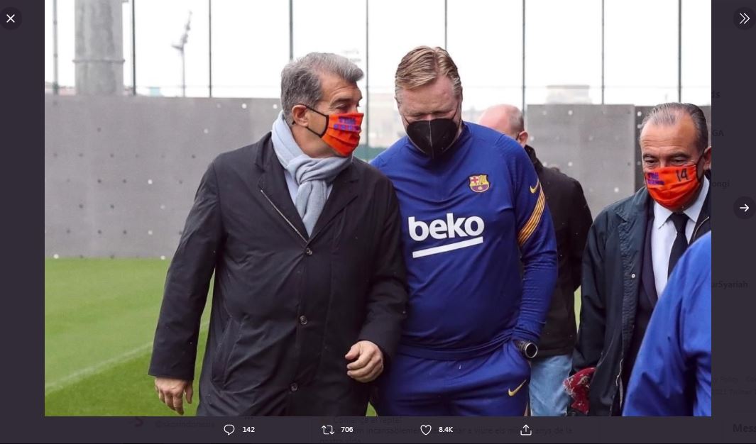 Negosiasi Alot, Pertemuan 1,5 Jam Petinggi Barcelona dengan Ronald Koeman Belum Dapat Solusi