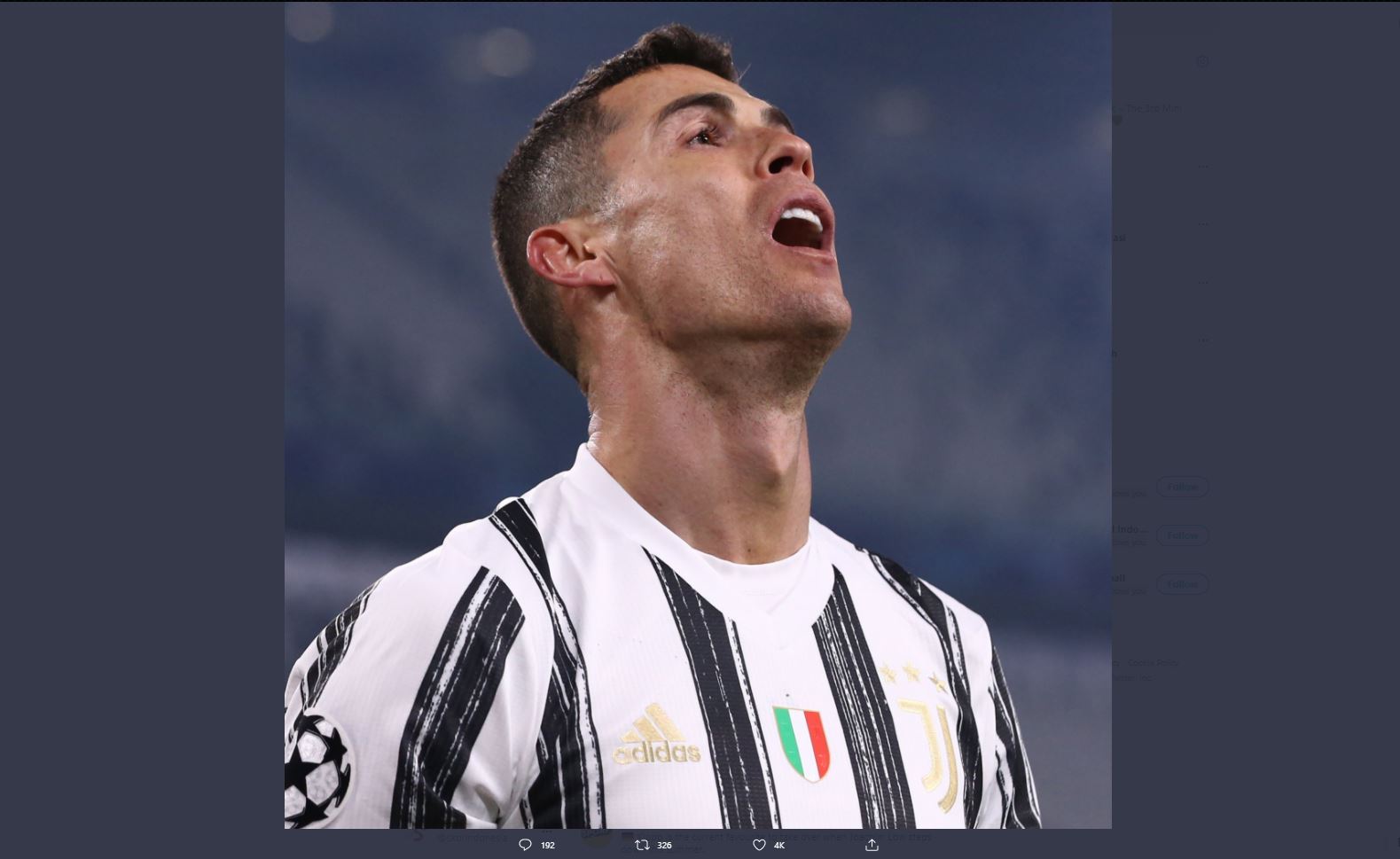 Cristiano Ronaldo dan Juventus Catat Rekor Buruk di Liga Champions