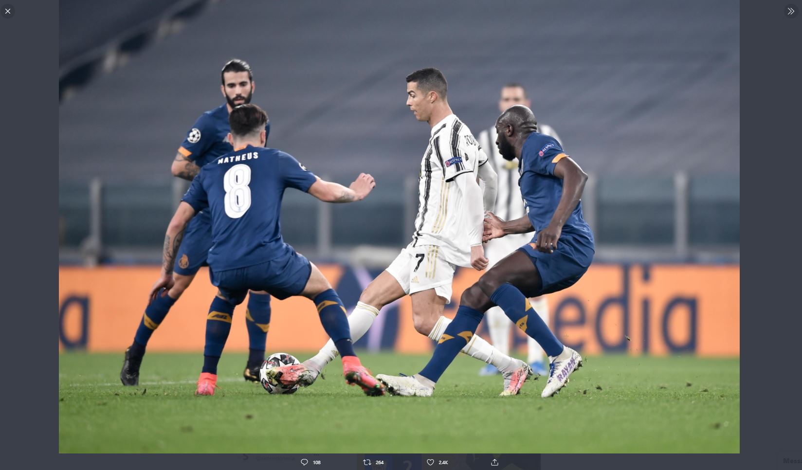 Dulu Manchester United, Kini Porto Rusak Mimpi Cristiano Ronaldo di Juventus