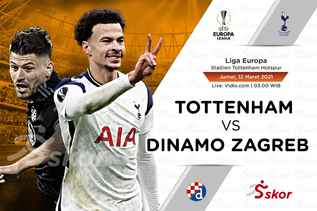Link Live Streaming Liga Europa: Tottenham Hotspur vs Dinamo Zagreb