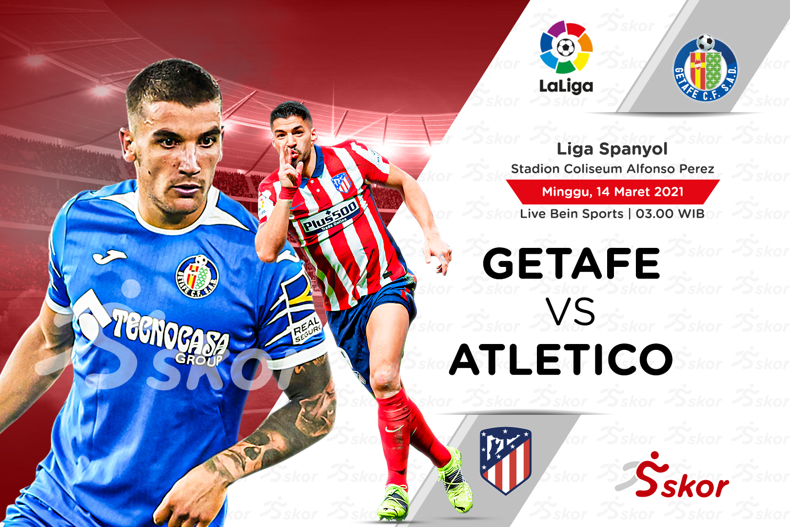 Link Live Streaming Liga Spanyol: Getafe vs Atletico Madrid