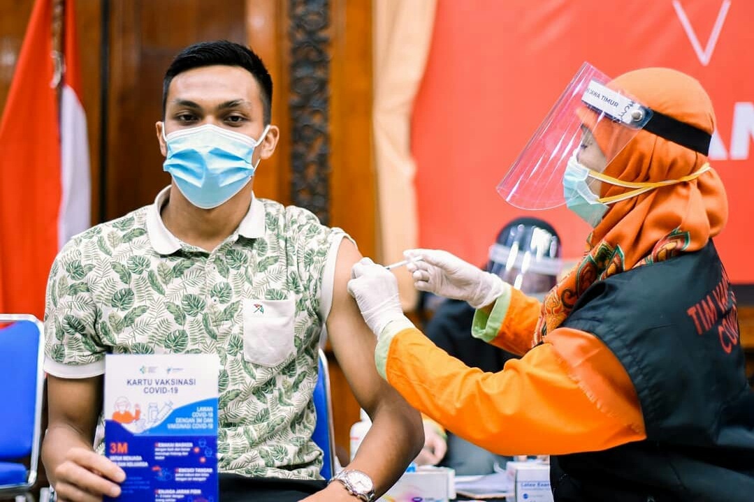 4 Bek Persebaya Surabaya Jalani Vaksinasi Covid-19 Tahap Kedua