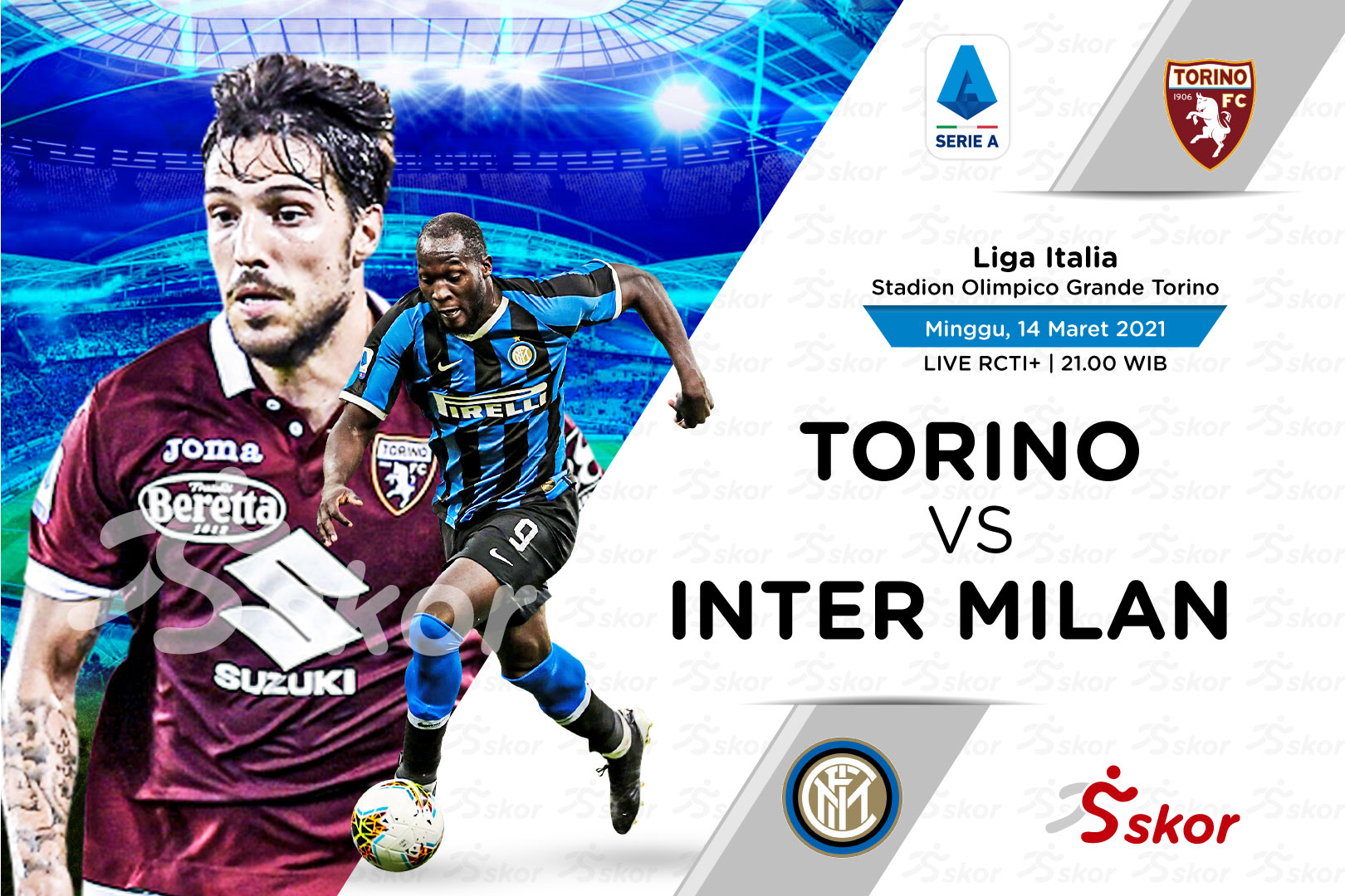 Link Live Streaming Torino vs Inter Milan di Liga Italia