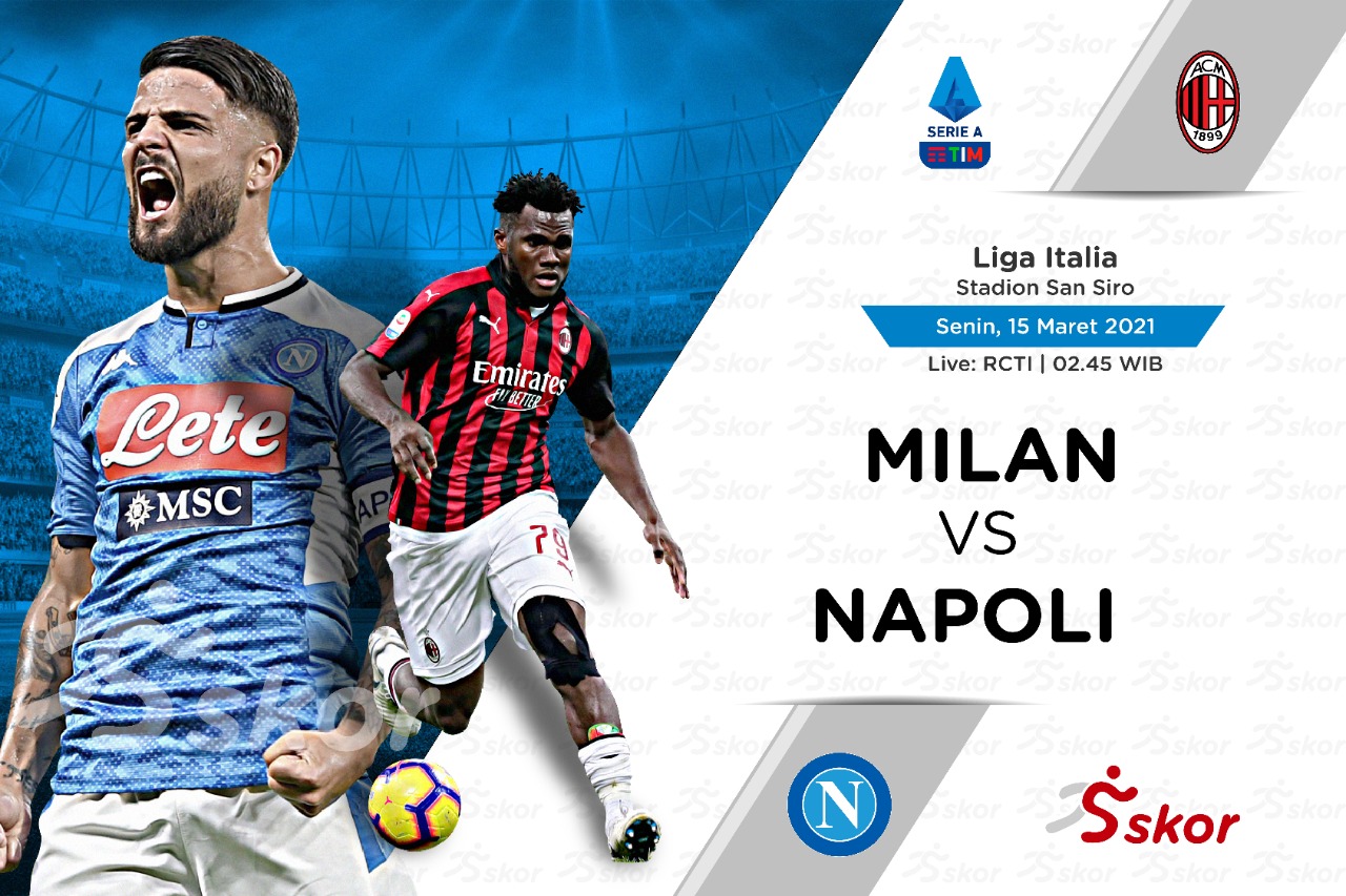Link Live Streaming Liga Italia: AC Milan vs Napoli