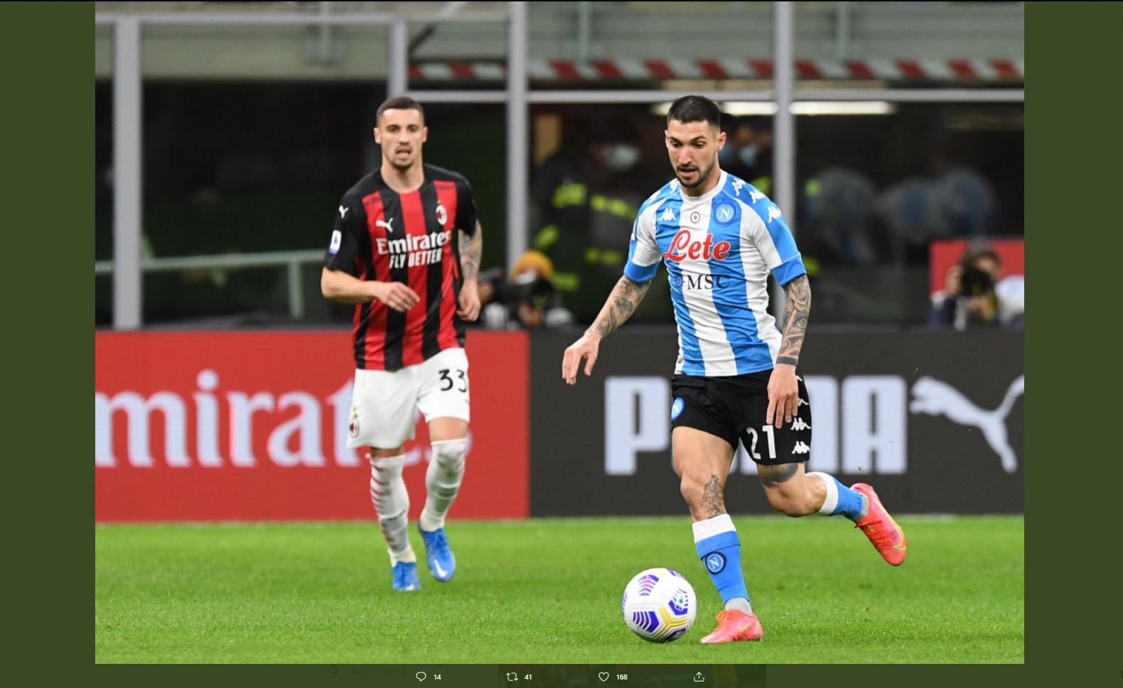 Hasil AC Milan vs Napoli: I Rossoneri Tumbang, Posisi Mereka Terancam