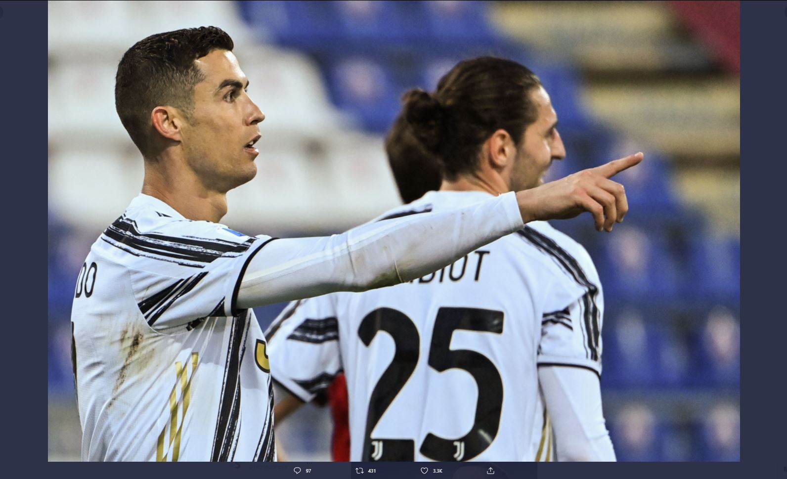 Hasil Cagliari vs Juventus: Hat-trick Sempurna Cristiano Ronaldo Menangkan Si Nyonya Tua