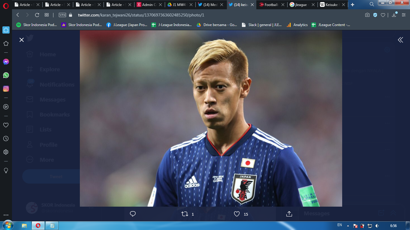 Merapat ke Liga Azerbaijan, Keisuke Honda Bicara soal Kegagalan dan Liga Jepang