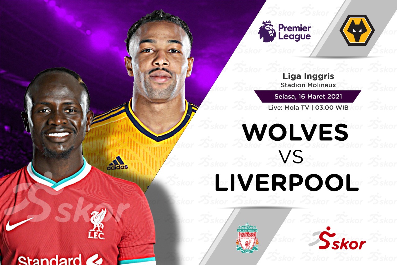 Link Live Streaming Wolverhampton vs Liverpool di Liga Inggris