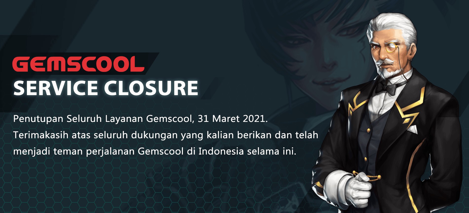 Gemscool Resmi Tutup Layanan di Bulan Maret