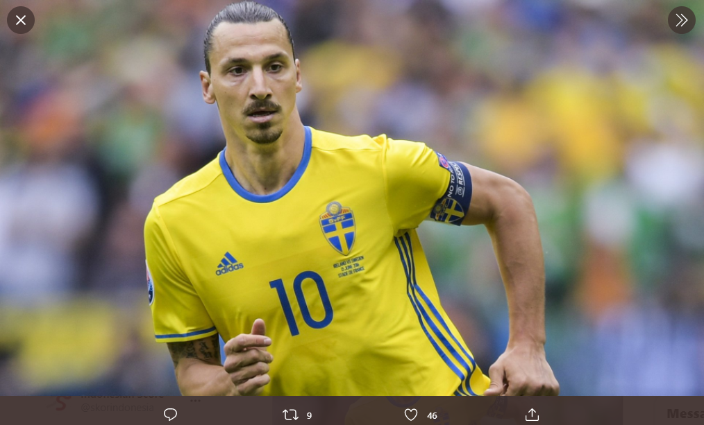 Zlatan Ibrahimovic Kembali ke Timnas Swedia Setelah Lima Tahun Pensiun