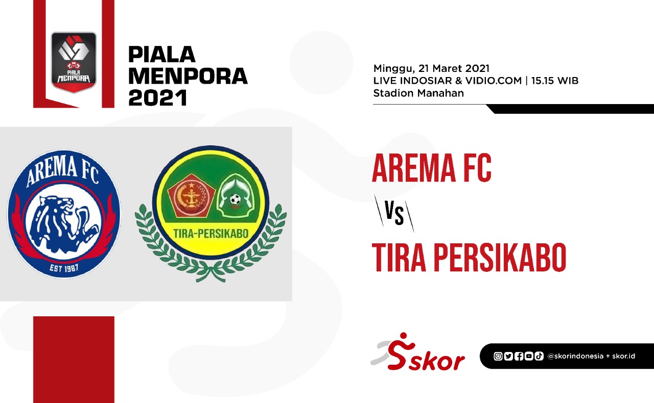 Link Live Streaming Piala Menpora 2021: Arema FC vs Persikabo
