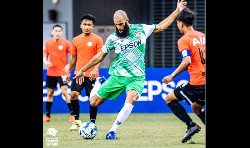 Mantan Striker Arema FC Sukses Cetak Gol Pertama di Liga Singapura