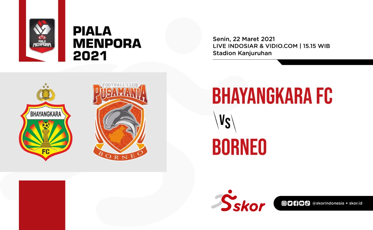 Link Live Streaming Piala Menpora 2021: Bhayangkara FC vs Borneo FC