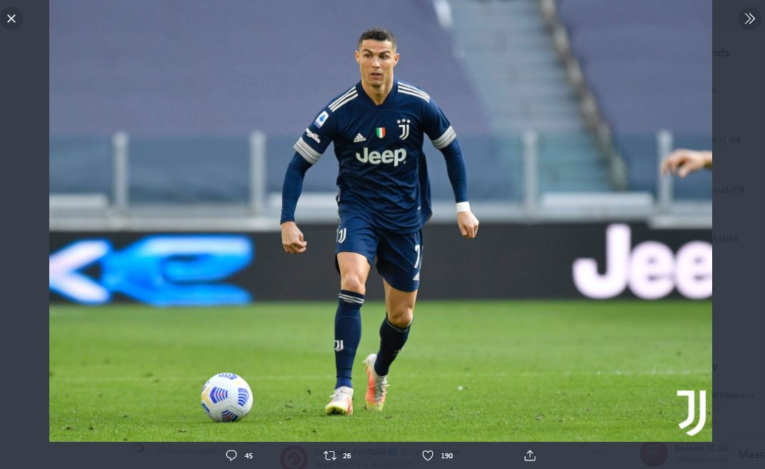 VIDEO: Gol-Gol Cristiano Ronaldo Lawan Inter Milan
