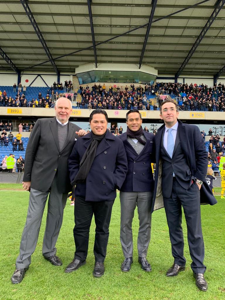 Segera Kuasai Oxford United, Erick Thohir dan Anindya Bakrie Yakin Promosi 