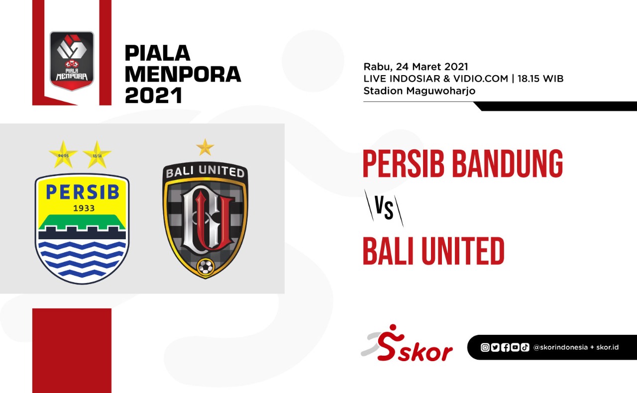 Link Live Streaming Piala Menpora 2021: Persib vs Bali United