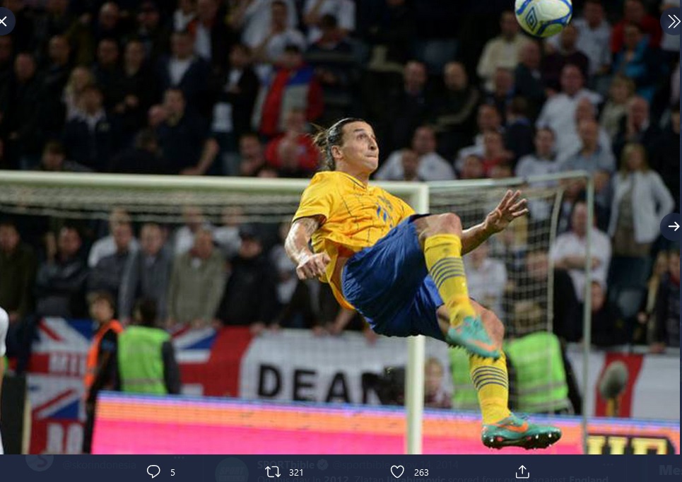 5 Momen Terbaik Zlatan Ibrahimovic bersama Timnas Swedia