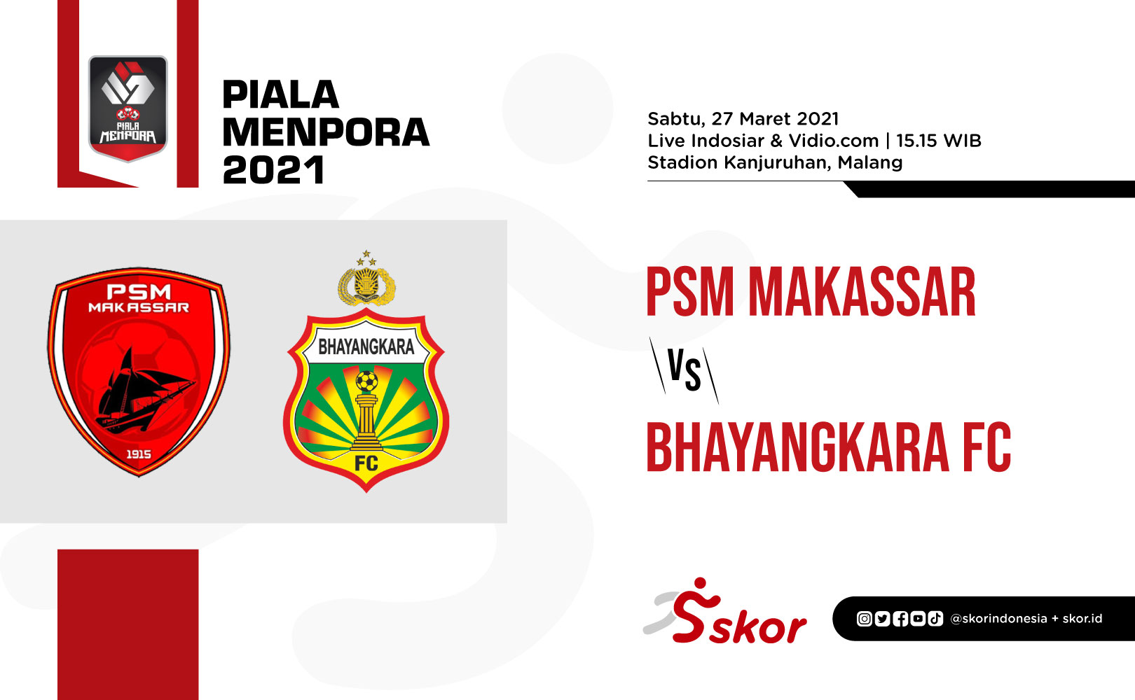 Link Live Streaming PSM Makassar vs Bhayangkara FC