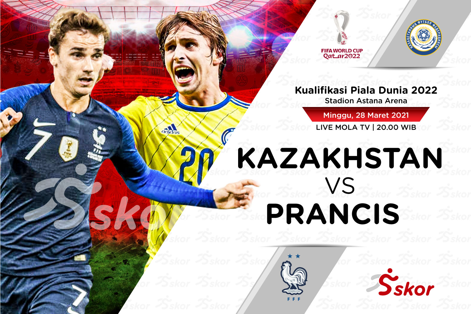 Prediksi Kazakhstan vs Prancis: N'Golo Kante Absen, Les Blues Tetap Harus Menang