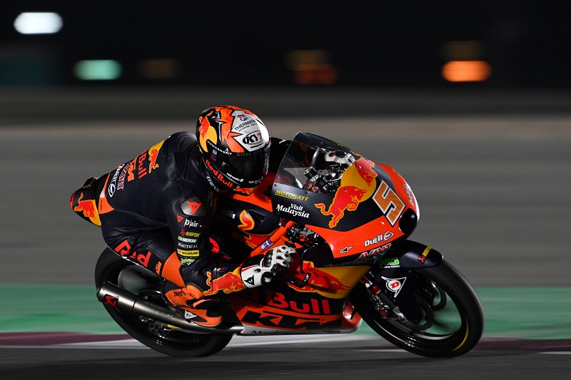 Hasil Moto3 GP Qatar 2021: Jaume Masia Menang Tipis, Andi Gilang Finis Ke-21