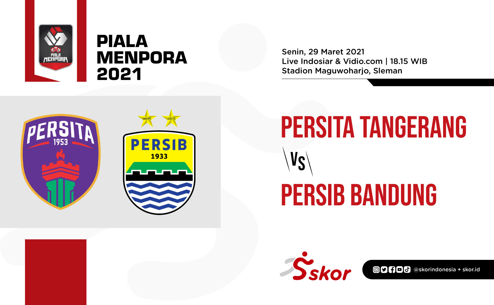 Link Live Streaming Persita Tangerang vs Persib Bandung