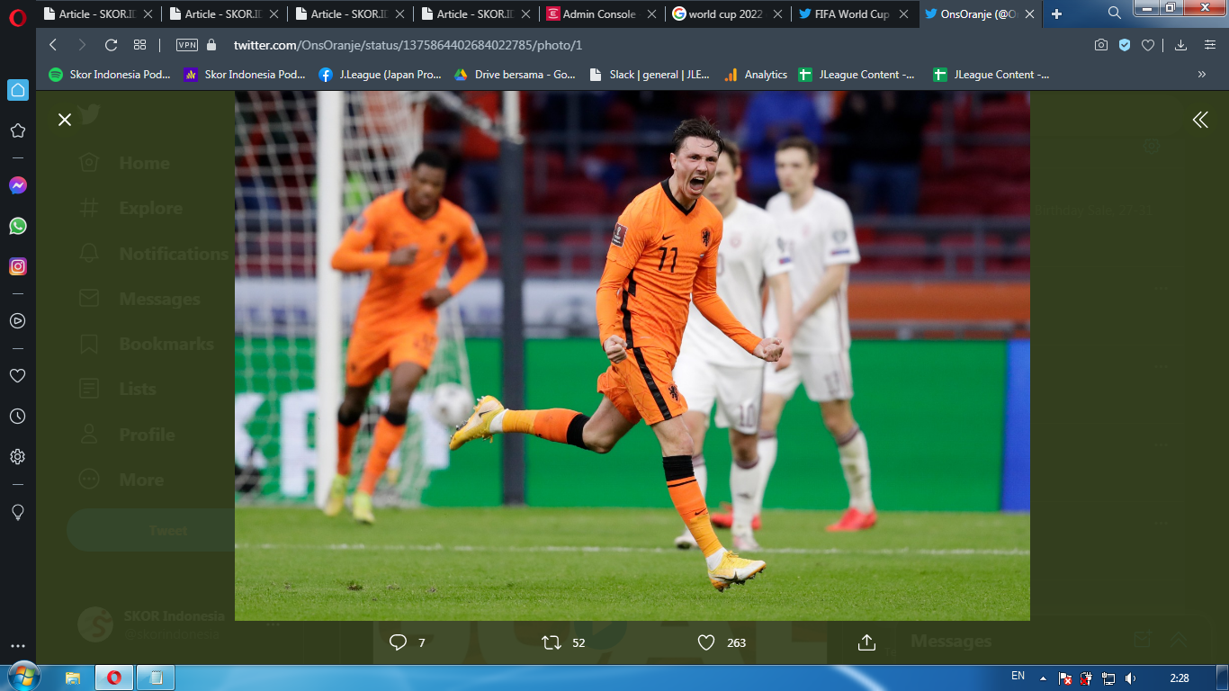 Hasil Lengkap Kualifikasi Piala Dunia 2022 Zona Eropa: Belanda Menang Perdana, Portugal Imbang