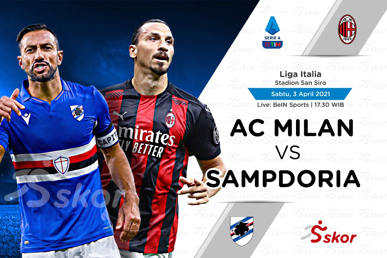 Prediksi AC Milan vs Sampdoria: Rossoneri Wajib Selamatkan 3 Poin