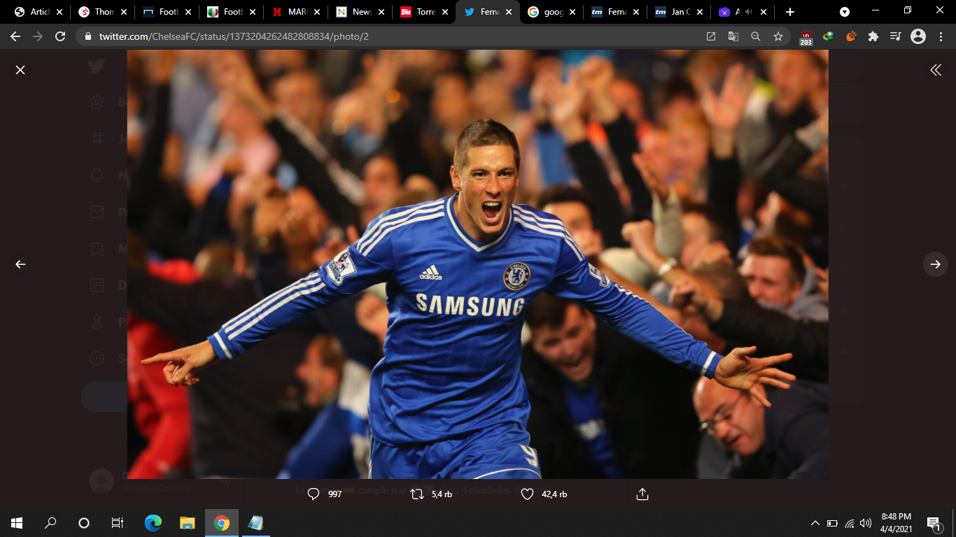 Starting XI Idaman Fernando Torres, Termasuk Dirinya Sendiri