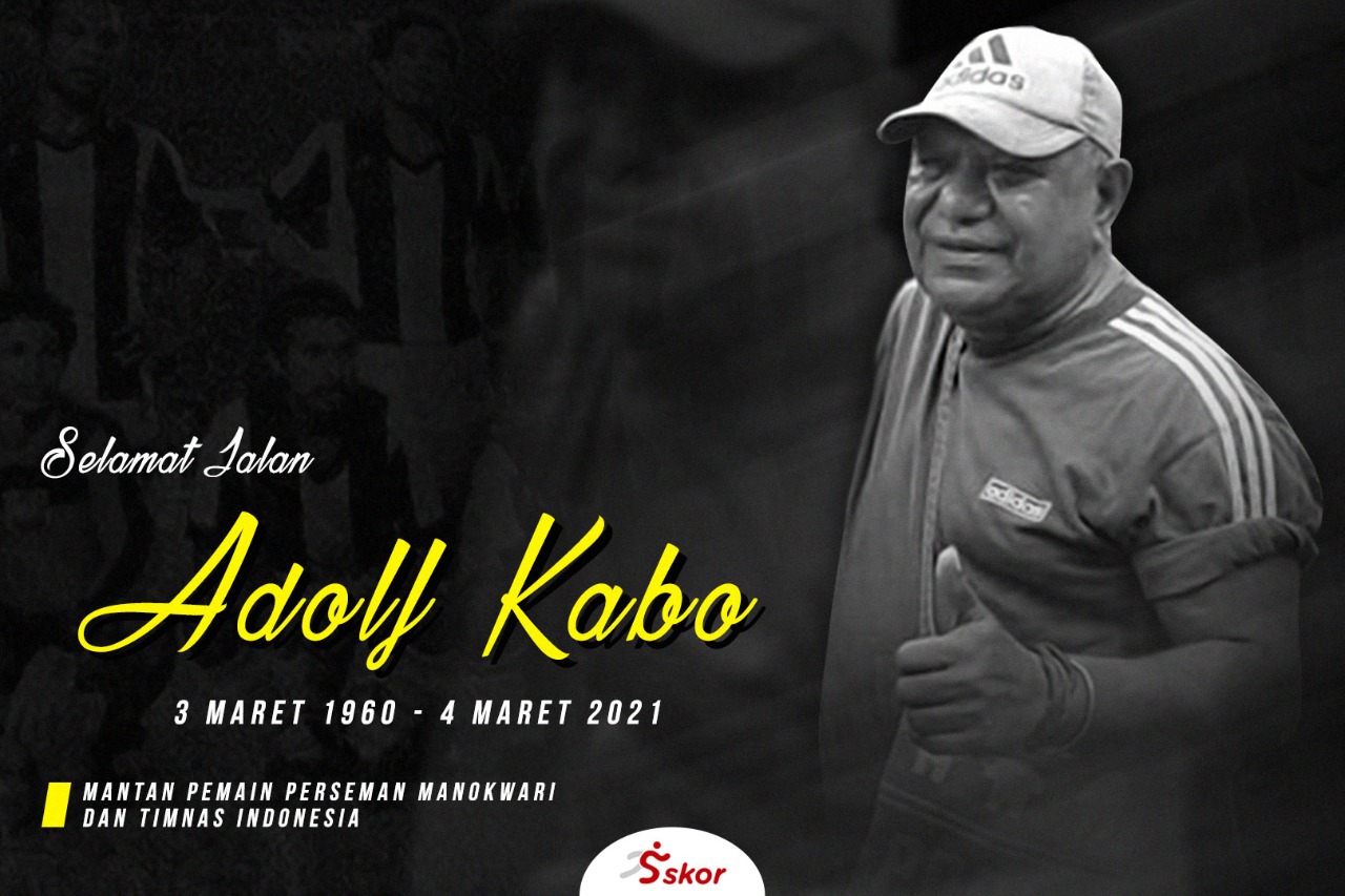 Adolf Kabo, Legenda Timnas Indonesia asal Papua Meninggal Dunia