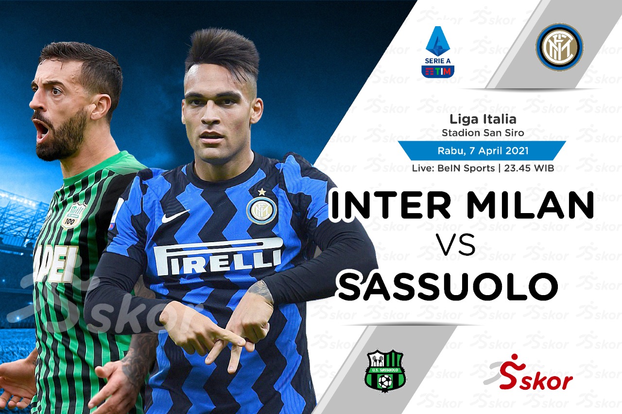 Link Live Streaming Inter Milan vs Sassuolo di Liga Italia