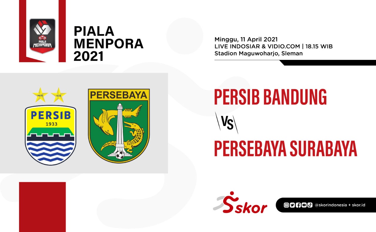 Link Live Streaming Piala Menpora 2021: Persib vs Persebaya